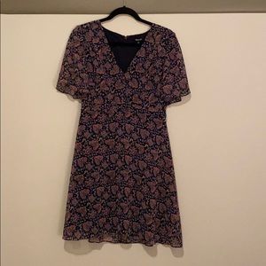 NWT Madewell Orchard Flutter-Sleeve Dress Size 4